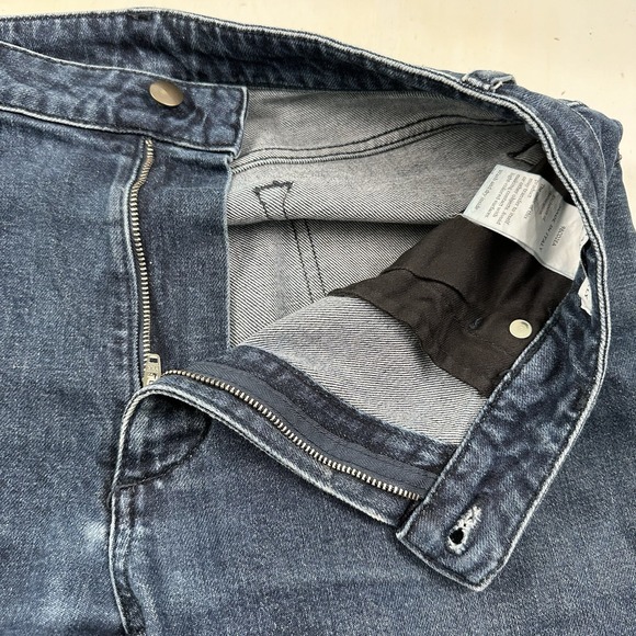 Bespoke Made In Italy Cobrax Men's Heavyweight‎ Blue Jeans 32x32 Slim Dark Wash - Picture 7 of 16